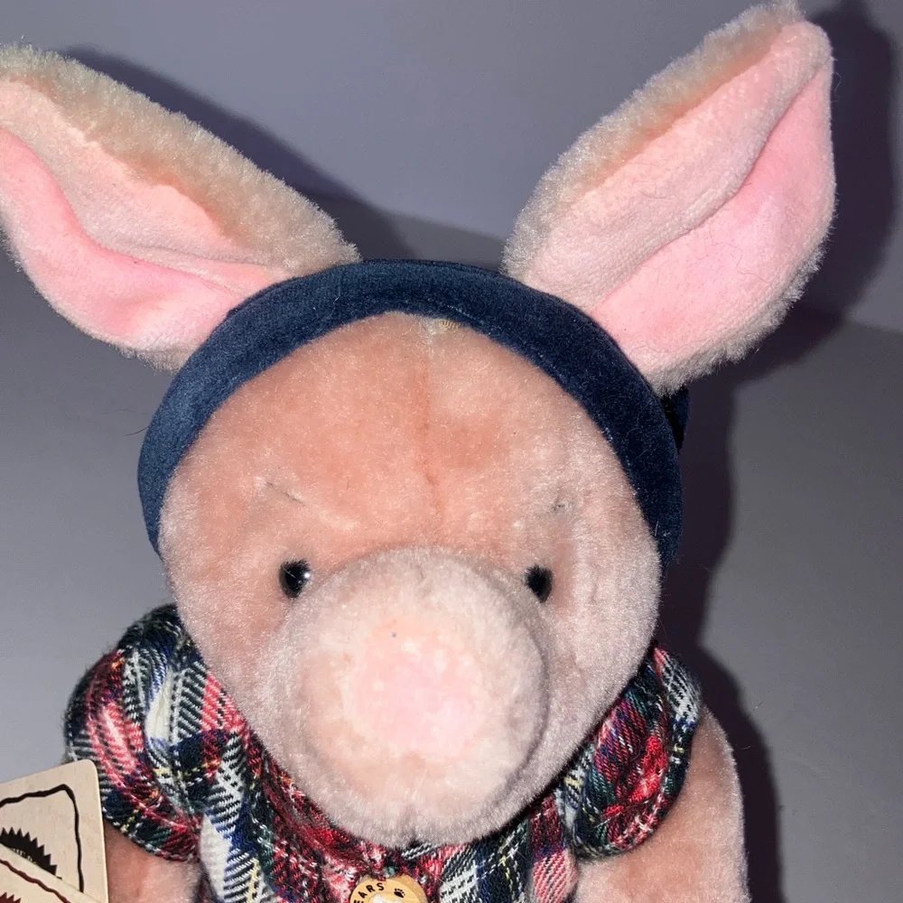 Plaid Pajama Piglet Stuffed Animal Made for Disney by‎ Boyd’s